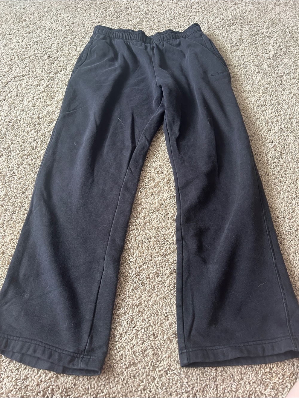 Champion Black Men's Fleece Joggers with Elastic Waist